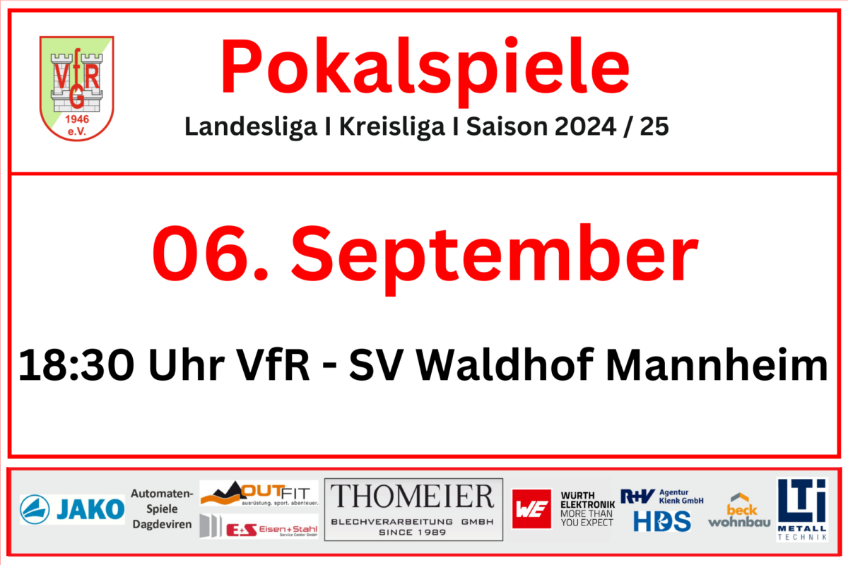 05. September: Waldhof kommt